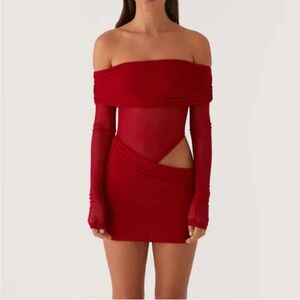 Peppermayo red mini dress